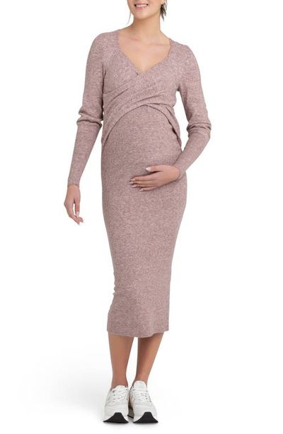 Ripe Maternity Ripe Maternity Heidi Long Sleeve Maternity/Nursing Dress