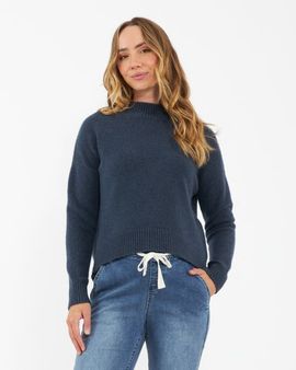 Ripe Maternity Ripe Maternity Jade Crop Nursing Knit Denim Marle 