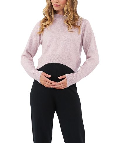 Ripe Maternity Ripe Maternity Tia Crop Knit Sweater