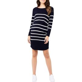 Ripe Maternity Ripe Maternity Valerie Stripe Long Sleeve Tunic Maternity Sweater Dress
