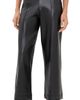 RIPLEY RADER RIPLEY RADER Cropped Vegan Leather Straight Leg Pants Black - 1