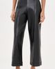 RIPLEY RADER RIPLEY RADER Cropped Vegan Leather Straight Leg Pants Black - 2