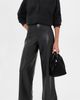RIPLEY RADER RIPLEY RADER Cropped Vegan Leather Straight Leg Pants Black - 5