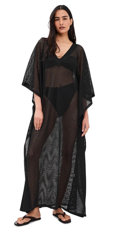 RIPLEY RADER RIPLEY RADER Fishnet Caftan Black