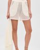 RIPLEY RADER RIPLEY RADER Fishnet Lounge Shorts Ivory - 2