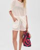 RIPLEY RADER RIPLEY RADER Fishnet Lounge Shorts Ivory - 5