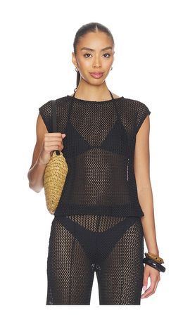 Ripley Rader Ripley Rader Fishnet Lounge Tank