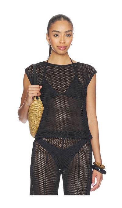 Ripley Rader Ripley Rader Fishnet Lounge Tank