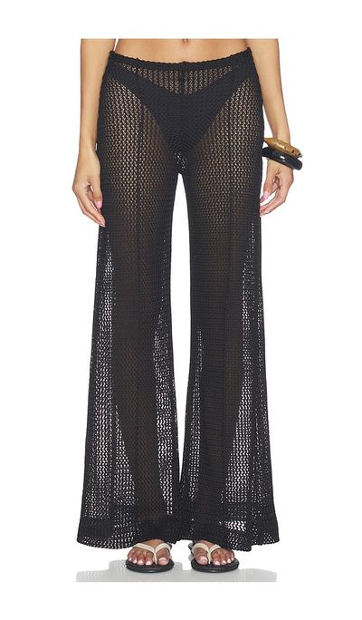 Ripley Rader Ripley Rader Fishnet Wide Leg Pant