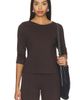 Ripley Rader Ripley Rader Ponte Knit 3/4 Sleeve Top - 1