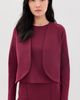 RIPLEY RADER RIPLEY RADER Ponte Knit Bolero Wine - 2