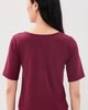 RIPLEY RADER RIPLEY RADER Ponte Knit Short Sleeve Tee Wine - 3