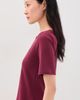 RIPLEY RADER RIPLEY RADER Ponte Knit Short Sleeve Tee Wine - 4