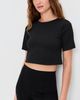 RIPLEY RADER RIPLEY RADER Ponte Knit Short Sleeve Top Black - 2