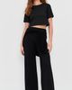RIPLEY RADER RIPLEY RADER Ponte Knit Short Sleeve Top Black - 5