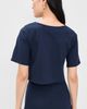 RIPLEY RADER RIPLEY RADER Ponte Knit Short Sleeve Top Navy - 3