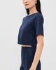 RIPLEY RADER RIPLEY RADER Ponte Knit Short Sleeve Top Navy - 4