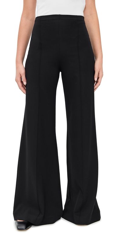 RIPLEY RADER RIPLEY RADER Ponte Knit Wide Leg Pant Black