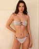 Ris-k Ris-k aftersun bandeau bikini top in samba-White - 1