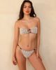Ris-k Ris-k aftersun bandeau bikini top in samba-White - 4