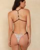 Ris-k Ris-k fuego triangle bikini top in samba-White - 2