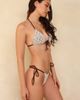 Ris-k Ris-k fuego triangle bikini top in samba-White - 3