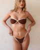 Ris-k Ris-k Lava Super Cheeky Bikini Bottom in Cappuccino, Women's at Urban Outfitters - 2