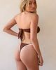 Ris-k Ris-k Lava Super Cheeky Bikini Bottom in Cappuccino, Women's at Urban Outfitters - 4