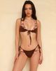 Ris-k Ris-k sultry super cheeky bikini bottom in espresso-Brown - 1