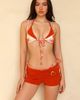 Ris-k Ris-k twilight full bikini bottom in molten lava-Red - 4