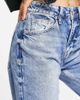 River Island Petite River Island Petite 90s straight cut slit hem jeans in light blue - 2