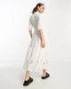 River Island Petite River Island Petite embroidered maxi shirt dress in white - 2