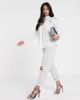 River Island Petite River Island Petite frill shoulder detail top in white - 4
