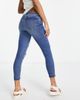 River Island Petite River Island Petite mid rise skinny jeans with rips in dark blue - 2