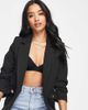 River Island Petite River Island Petite ruched sleeve blazer in black - 1