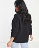 River Island Petite River Island Petite ruched sleeve blazer in black - 2