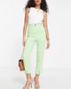 River Island Petite River Island Petite split front pants in bright green - part of a set - 3