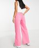 River Island Petite River Island Petite ultra flare jeans in bright pink - 3