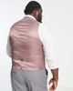 River Island Plus River Island Big & Tall skinny suit vest in gray - 2