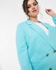 River Island Plus River Island Plus boyfriend fit blazer set in aqua blue-Blues - 3