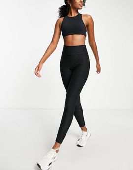 River Island River Island Active honeycomb leggings in black