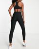 River Island River Island Active honeycomb leggings in black - 2