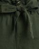 River Island River Island belted denim mom fit short in khaki-Green - 3
