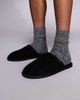 River Island River Island borg mule slippers in black - 4