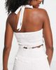 River Island River Island broderie halterneck beach top in white - part of a set - 2