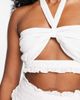 River Island River Island broderie halterneck beach top in white - part of a set - 3