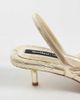 River Island River Island buckle detail thong heels in gold - 4