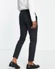 River Island River Island buffalo check smart pants in navy - 2