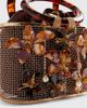 River Island River Island cage bag with floral detail in dark brown - 3