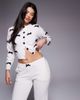 River Island River Island cardigan and pants set in cream-White - 2